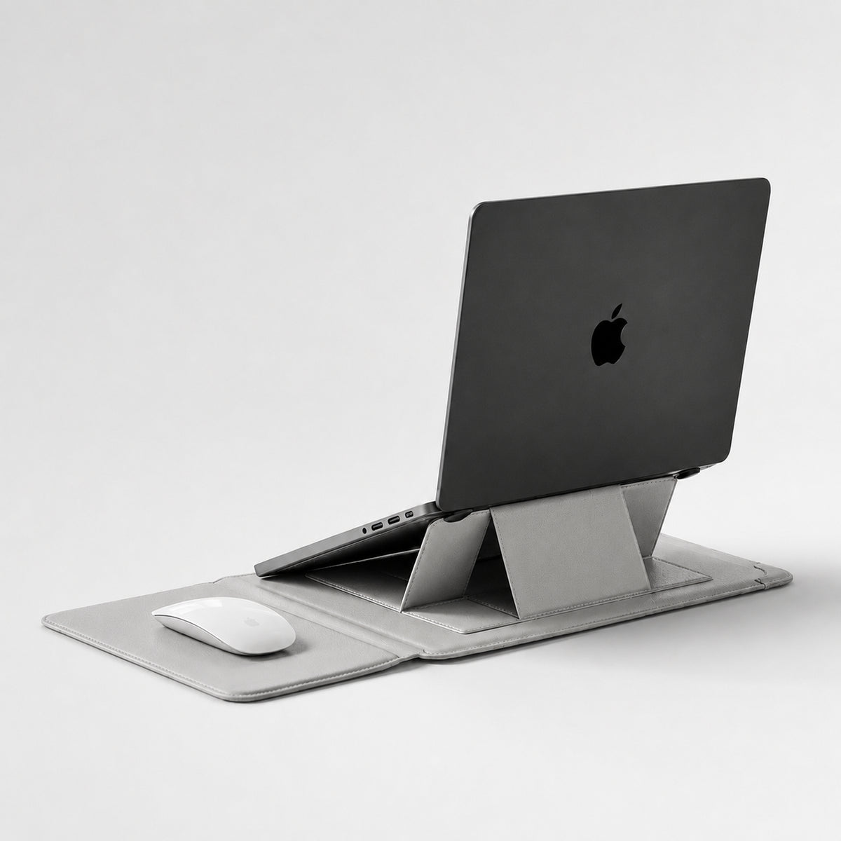 Housse ergonomique 3-en-1 pour ordinateur portable gris perle Nomad Republic