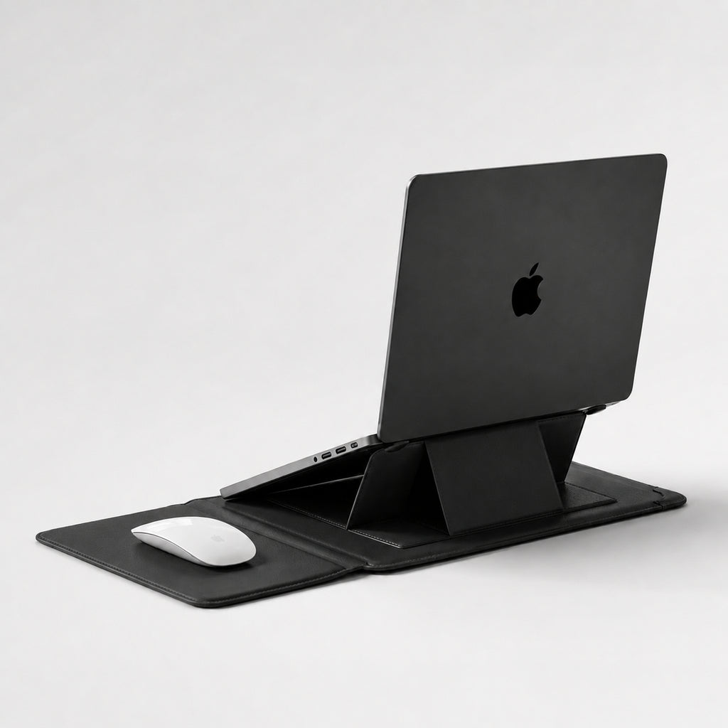 Housse ergonomique 3-en-1 pour ordinateur portable noir graphite Nomad Republic
